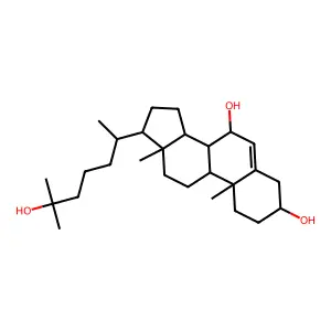 7,25-二羟基胆固醇 structure