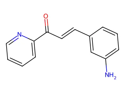 3-(3-Aminophenyl)-1-(2-pyridinyl)-2-propen-1-one structure