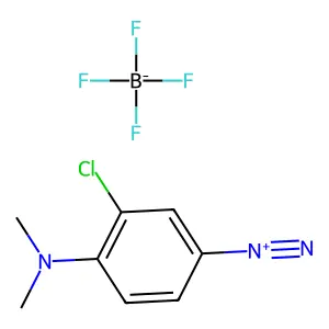 Benzenediazonium, 3-chloro-4-(dimethylamino)-, tetrafluoroborate(1-) (1:1) structure