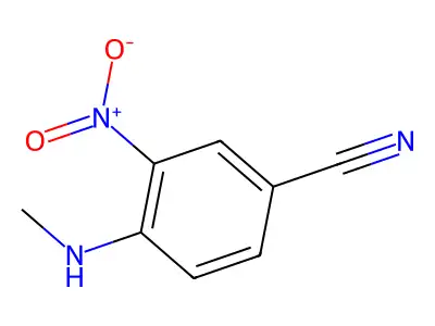 4-(Methylamino)-3-nitrobenzonitrile structure