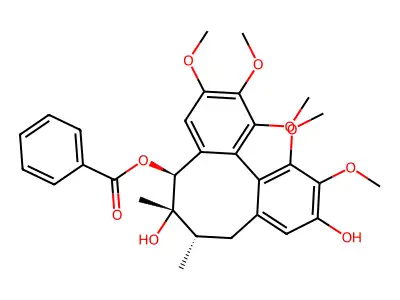 Schizantherin E [M+H]+ structure