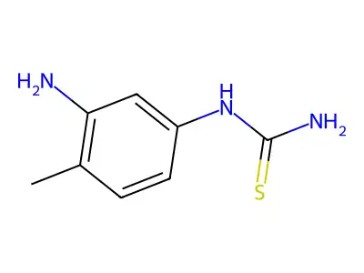 Thiourea, N-(3-amino-4-methylphenyl)- structure
