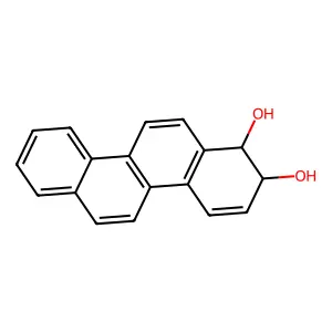 trans-1,2-Dihydro-1,2-dihydroxychrysene structure