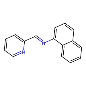 1-Naphthalenamine, N-(2-pyridinylmethylene)- structure