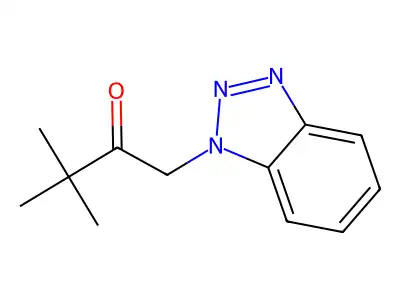 1-Benzotriazol-1-yl-3,3-dimethyl-butan-2-one structure