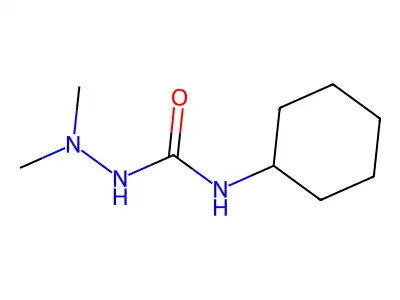 4-Cyclohexyl-1,1-dimethylsemicarbazide structure