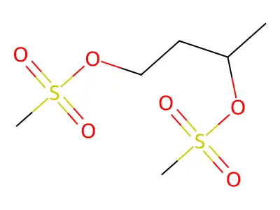 1,3-丁二醇二甲磺酸酯 structure