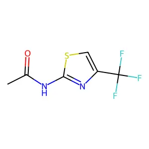 Acetamide, N-(4-(trifluoromethyl)-2-thiazolyl)- structure