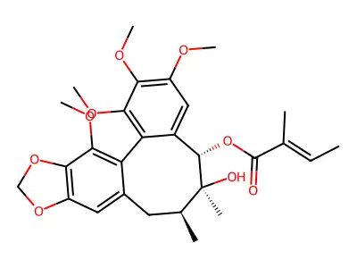 Schisantherin B structure