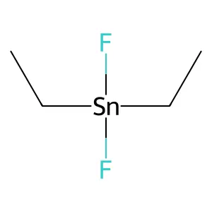 Diethyl(difluoro)stannane structure
