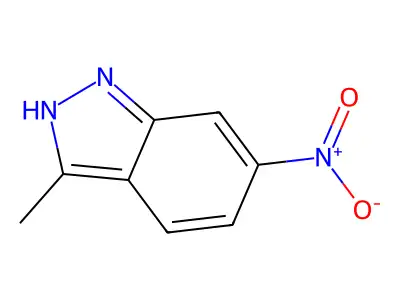 3-methyl-6-nitro-1H-indole structure