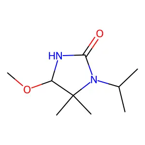4-Methoxy-5,5-dimethyl-1-(propan-2-yl)imidazolidin-2-one structure