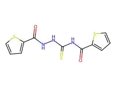 1-(2-Thienylcarbonyl)-4-(2-thienylcarbonyl)thiosemicarbazide structure