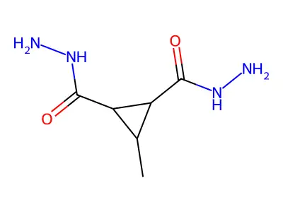 3-Methylcyclopropane-1,2-dicarbohydrazide structure