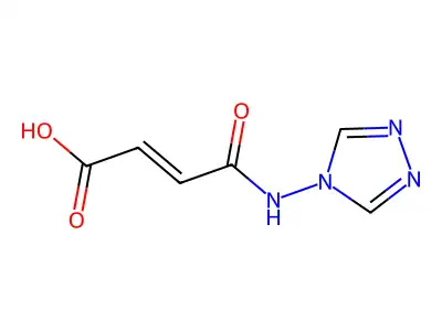 4-Oxo-4-(1,2,4-triazol-4-ylamino)but-2-enoic acid structure