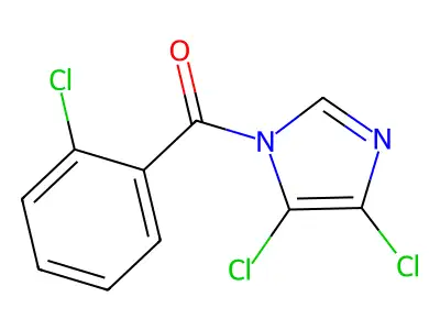 (2-CHLOROPHENYL)(4,5-DICHLORO-1H-IMIDAZOL-1-YL)METHANONE structure