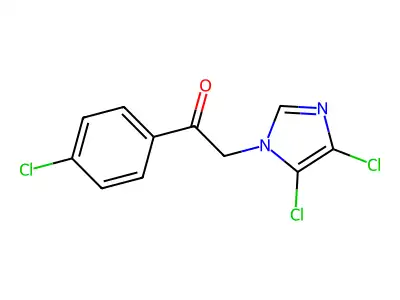 1-(4-Chlorophenyl)-2-(4,5-dichloroimidazol-1-yl)ethanone structure