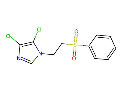 1-[2-(Benzenesulfonyl)ethyl]-4,5-dichloroimidazole structure