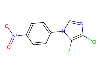 4,5-Dichloro-1-(4-nitrophenyl)imidazole structure