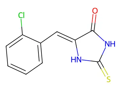 4-(O-Chlorobenzylidene)-5-oxo-2-thioxoimidazolidine structure