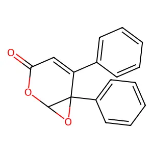 5,6-Diphenyl-2,7-dioxabicyclo[4.1.0]hept-4-en-3-one structure