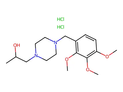 C17H28N2O4.2ClH.1/2H2O structure