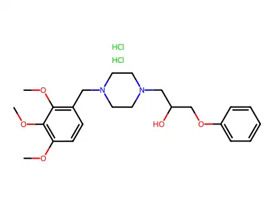 C23H32N2O5.2ClH.1/2H2O structure