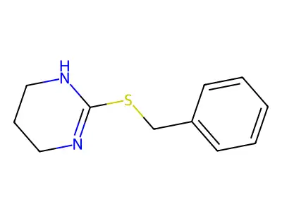 2-(Benzylsulfanyl)-1,4,5,6-tetrahydropyrimidine structure