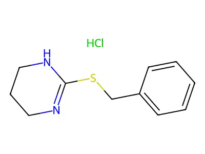 2-(Benzylthio)-1,4,5,6-tetrahydropyrimidine hydrochloride structure