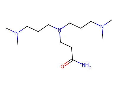 Propanamide, 3-[bis[3-(dimethylamino)propyl]amino]- structure