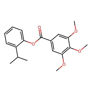 2-(Methylethyl)phenyl 3,4,5-trimethoxybenzoate structure