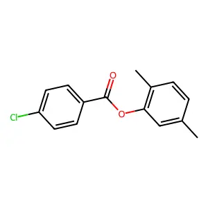 (2,5-Dimethylphenyl) 4-chlorobenzoate structure