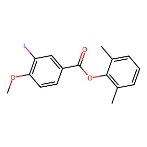 2,6-Dimethylphenyl 3-iodo-4-methoxybenzoate structure