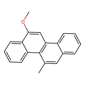 Chrysene, 12-methoxy-5-methyl- structure