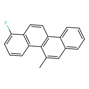 1-Fluoro-5-methylchrysene structure