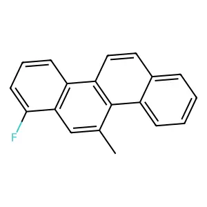 Chrysene, 7-fluoro-5-methyl- structure