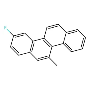 9-Fluoro-5-methylchrysene structure