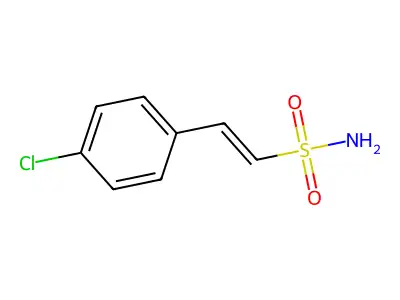 2-(4-Chlorophenyl)ethenesulfonamide structure