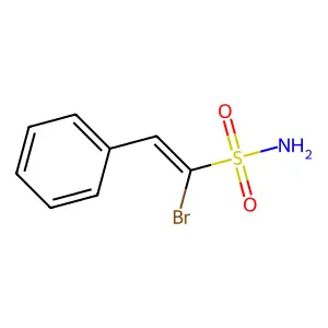 (Z)-1-Bromo-2-phenyl-ethenesulfonamide structure