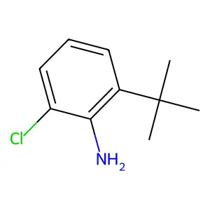 Aniline, 2-tert-butyl-6-chloro- structure
