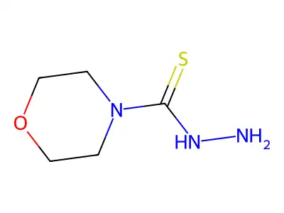 N-aminomorpholine-4-carbothioamide structure