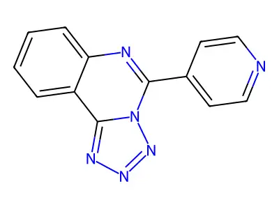 5-Pyridin-4-yltetrazolo[1,5-c]quinazoline structure