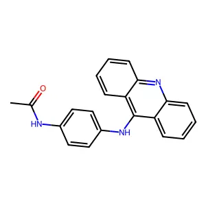 Acetanilide, 4'-(9-acridinylamino)- structure