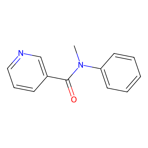 N-methyl-N-phenylpyridine-3-carboxamide structure