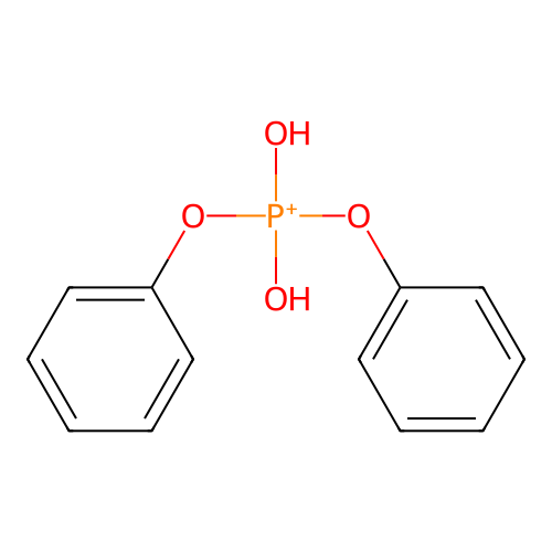 Dihydroxy(diphenoxy)phosphanium structure