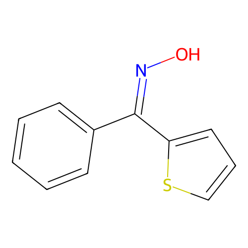 Ketone, phenyl 2-thienyl, oxime structure