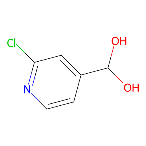 Methanediol, (2-chloro-4-pyridinyl)- structure