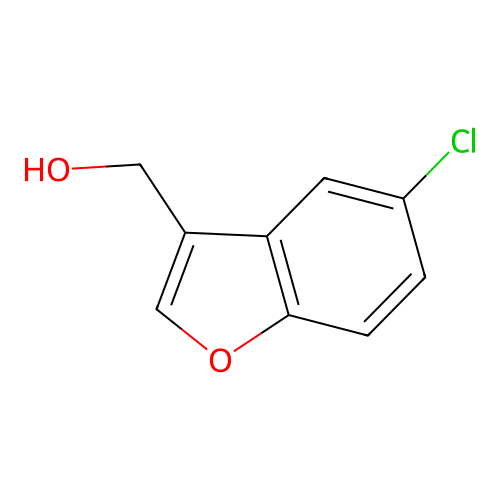(5-Chlorobenzofuran-3-yl)methanol structure