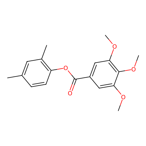 2,4-Dimethylphenyl3,4,5-trimethoxybenzoate structure
