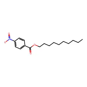 Decyl 4-nitrobenzoate structure